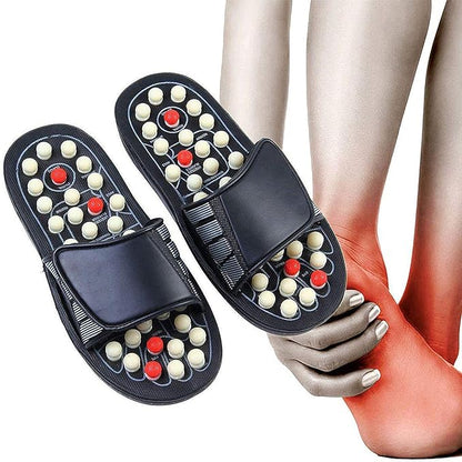 Message Slippers, Rotating Acupressure Foot Massager